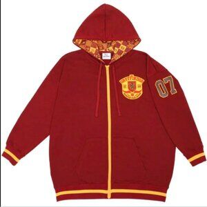 Harry Potter Gryffindor Zip Hoodie  Women’s XL